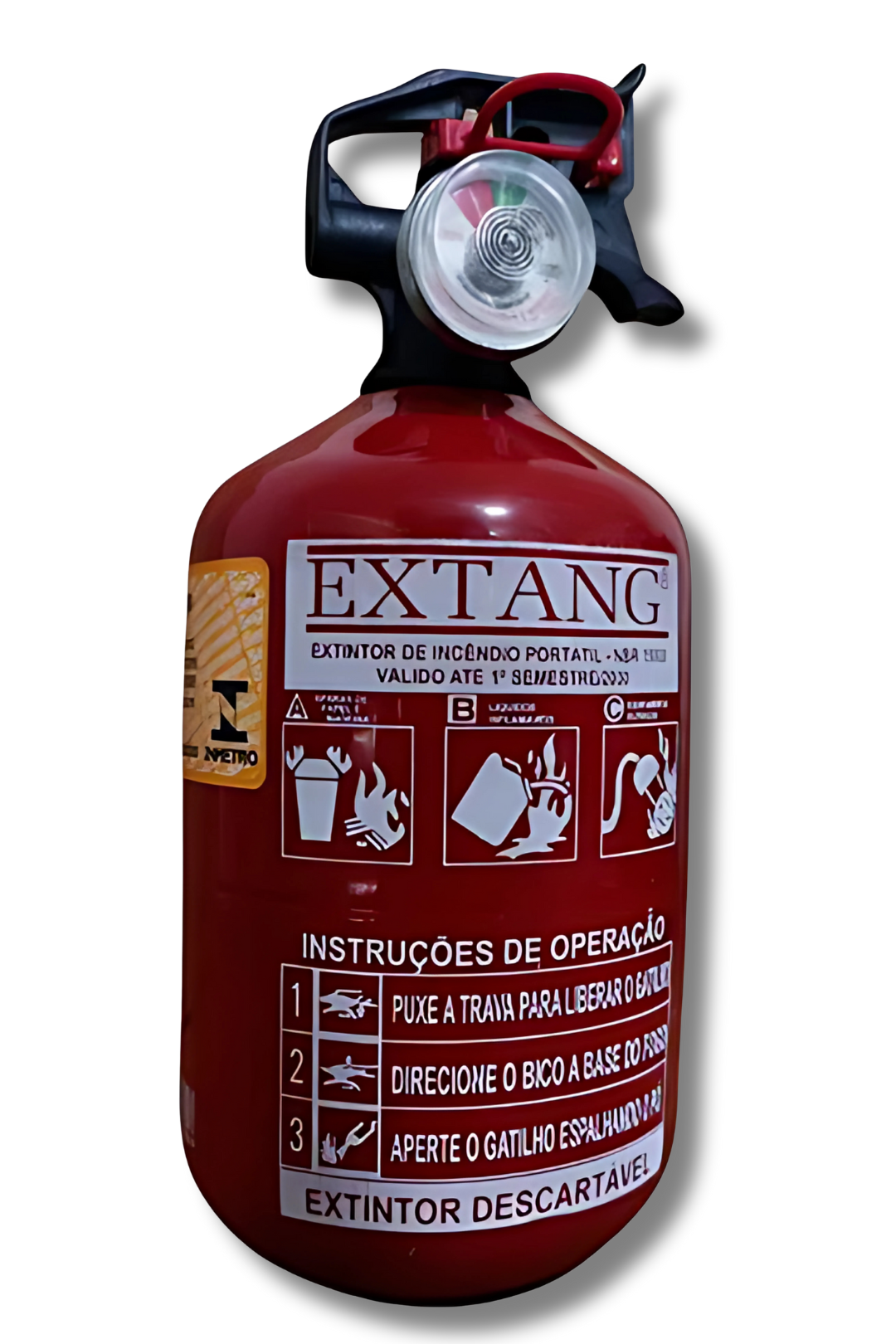 Extintor Pó 1Kg ABC