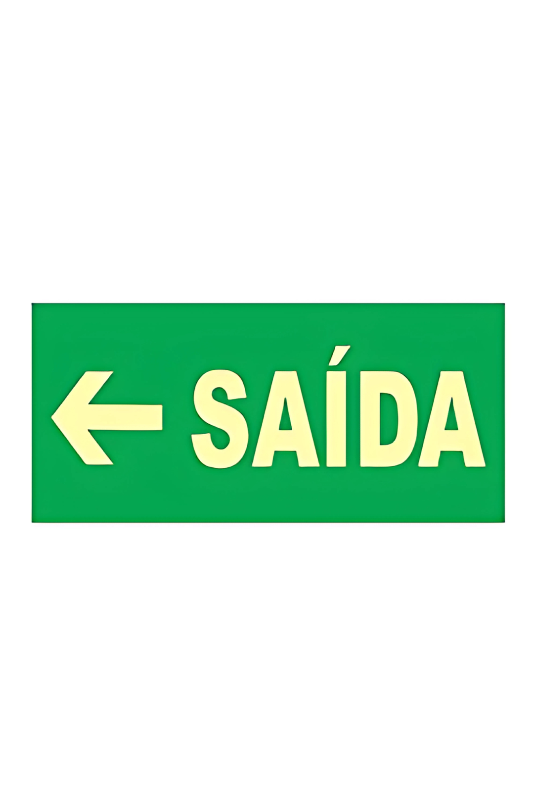 Saída à esquerda Fotoluminescente