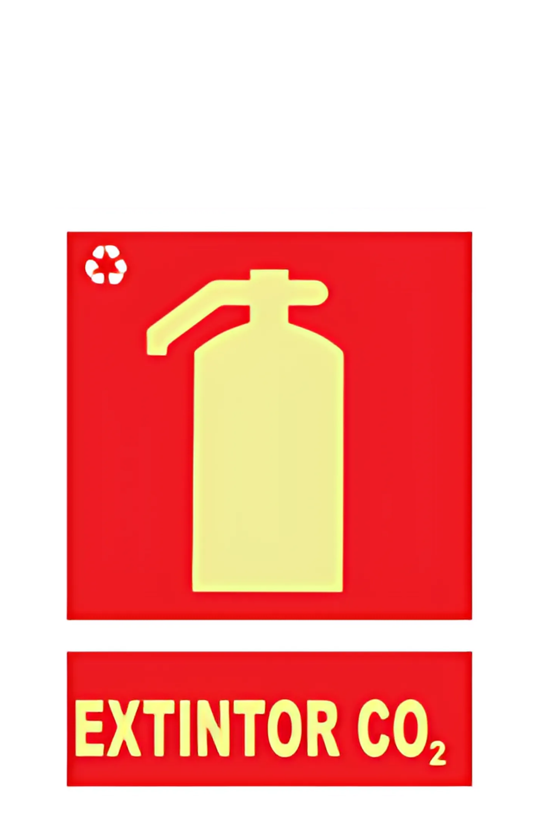 Extintor CO2 Fotoluminescente